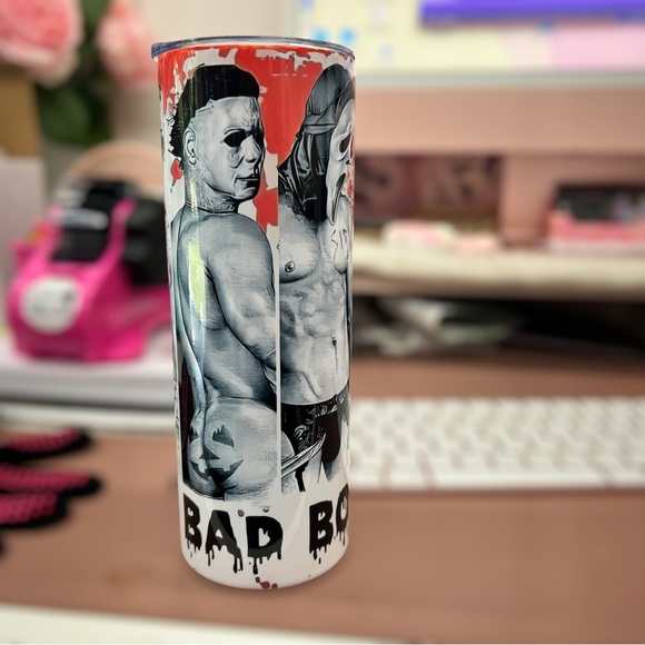 Boys of Horror 20oz stainless steel tumbler, drinks, water, Halloween, men, hot - Picture 5 of 5